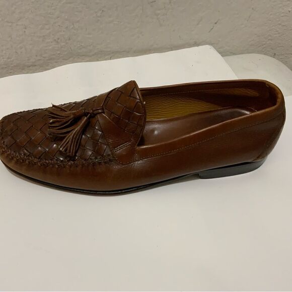 COLE HAAN BROWN TASSEL LOAFERS 9 D LEATHER SOLES main image 10